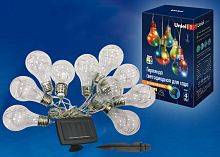 Садовая гирлянда на солнечной батарее "Лампочки" Uniel USL-S-126/PT4000 BULBS 1AA IP44 картинка 